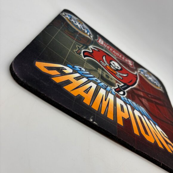 NFL Tampa Bay Buccaneers Super Bowl XXXVII Champions Logo Computer Mouse Pad - Picture 5 of 7